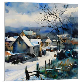 Alubild Winter in meiner Landschaft - Pol Ledent