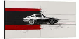 Tableau en aluminium Sports car - Peter Roder