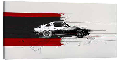 Lienzo Sports car