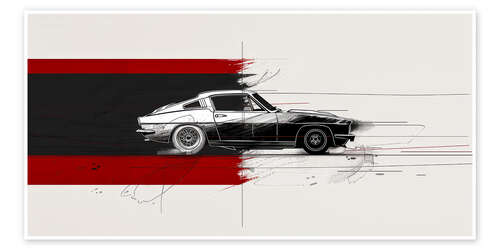Plakat Sports car