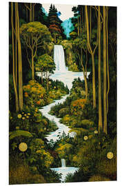 Hartschaumbild In the Embrace of the Forest - Mariusz Flont