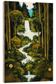 Obraz na drewnie In the Embrace of the Forest - Mariusz Flont