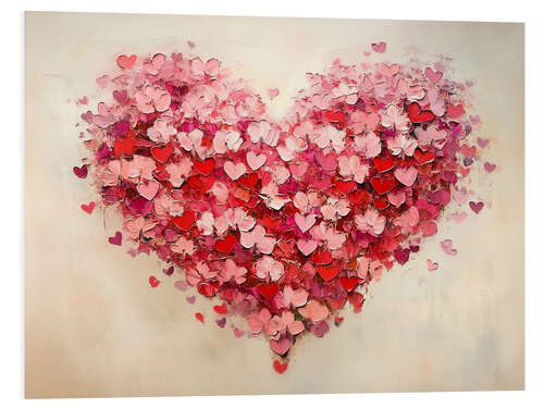 Obraz na PCV Red Hearts for Valentine's Day