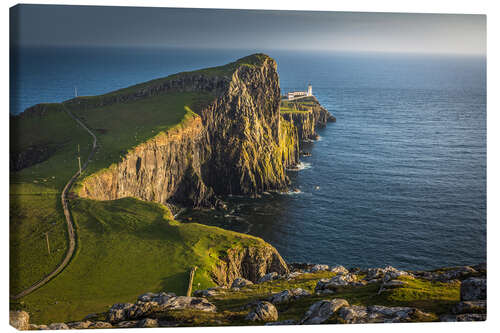 Tableau sur toile Neist Point Lighthouse on Skye, Scotland