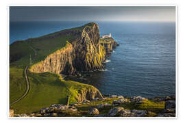 Wall print Neist Point Lighthouse on Skye, Scotland - Christian Müringer