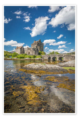 Juliste Eilean Donan Castle on Loch Alsh, Scotland