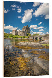Cuadro de madera Eilean Donan Castle on Loch Alsh, Scotland - Christian Müringer