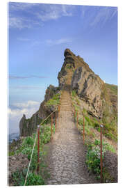 Akrylbilde Stairway to Heaven on Madeira