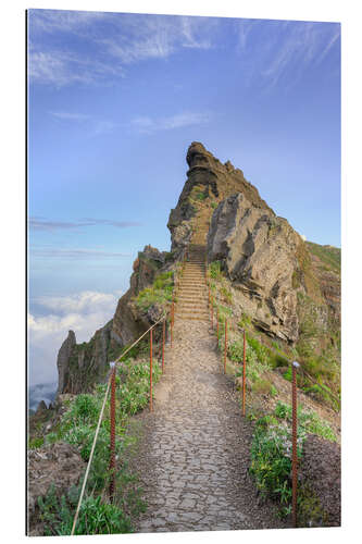 Tableau en plexi-alu Stairway to Heaven on Madeira