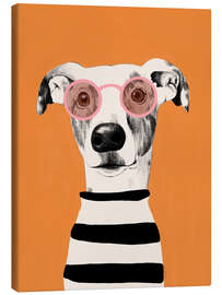 Lærredsbillede Portrait of a greyhound dog - EL BUEN LIMÒN