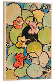 Tableau en bois Cressons des Indes, 1912