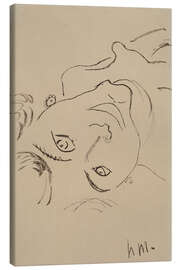 Lienzo Tête renversée, Upside Down Head, 1906 - Henri Matisse