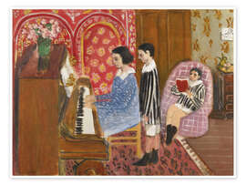 Tableau La leçon de piano, 1923 - Henri Matisse