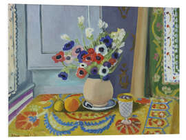 Hartschaumbild Anemonen, 1924