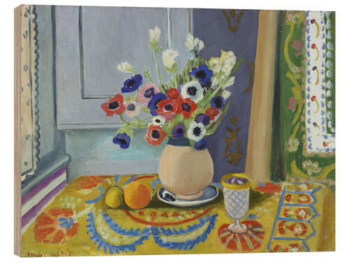 Cuadro de madera Anemones, 1924