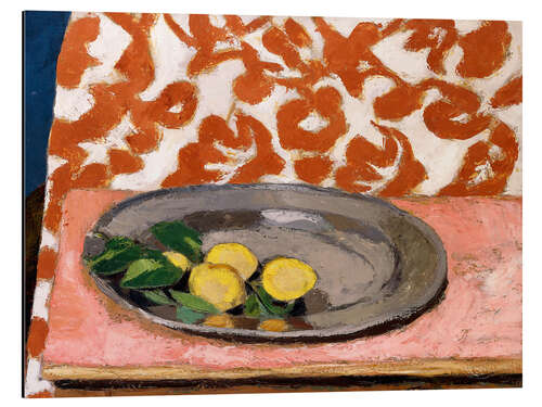 Tableau en aluminium Les Citrons au Plat d'Etain, 1926