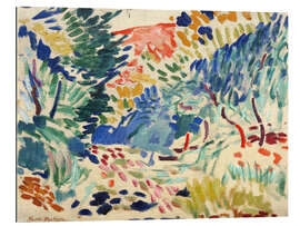 Tableau en plexi-alu Paysage près de Collioure, 1905