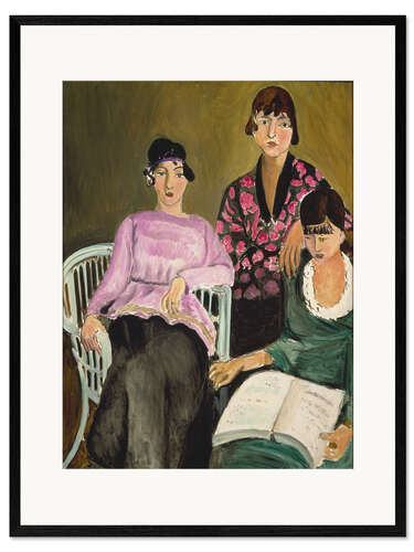 Plakat artystyczny premium w ramie The Three Sisters, 1917 III