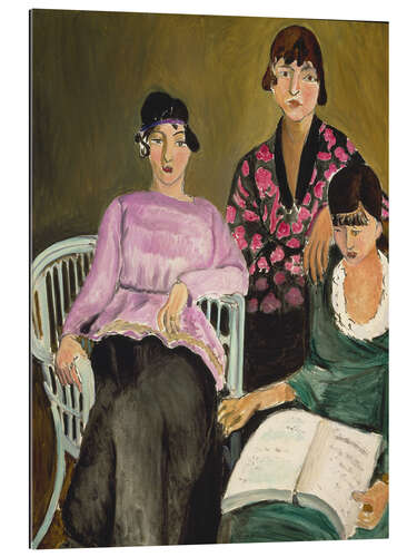 Stampa su plexi-alluminio The Three Sisters, 1917 III