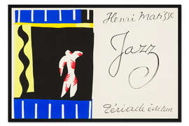 Gerahmter Kunstdruck Der Clown und Titelblatt, Jazz, 1947 II