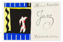 Tableau Le clown et la couverture, Jazz, 1947 II - Henri Matisse