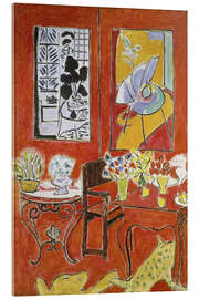 Stampa su vetro acrilico The Big Red Interior, 1948 II