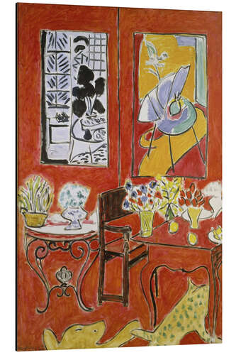 Aluminium print The Big Red Interior, 1948 II
