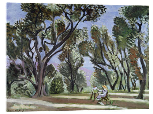 Quadro em acrílico Painter in the Olive Grove, 1922