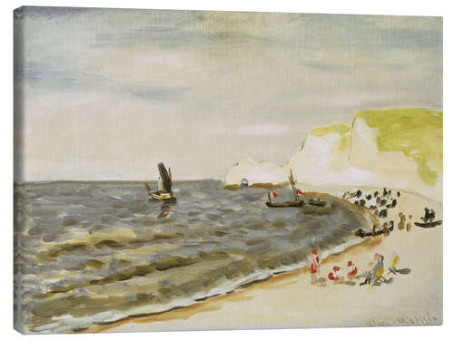Lienzo Coast near Etretat