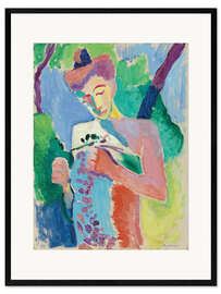 Gerahmter Kunstdruck Blumenzweig, 1906 II