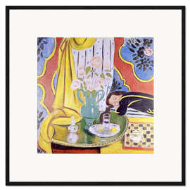 Gerahmter Kunstdruck Harmonie in Gelb, 1928 II
