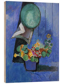 Wood print Fleurs et Ceramique