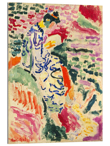 Gallery print Japanese woman: Woman on the shore, 1905