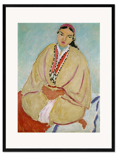 Gerahmter Kunstdruck Das gelbe Kleid, Zorah, 1912