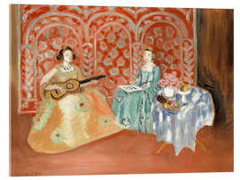 Acrylic print Two Musicians, 1923 - Henri Matisse