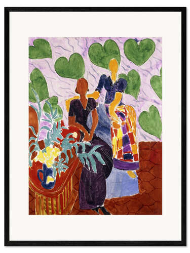 Stampa artistica con cornice Two Women (Les Deux Femmes), 1938