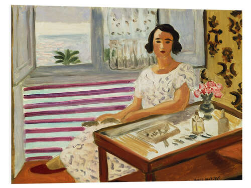Bilde på skumplate Woman at the dressing table, 1924