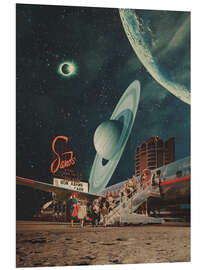 Hartschaumbild A postcard from Year 2348