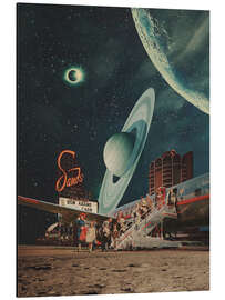 Magnettafel A postcard from Year 2348