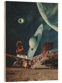 Puutaulu A postcard from Year 2348 - Frank Moth
