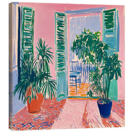 Tableau sur toile Pink afternoon - DejaReve