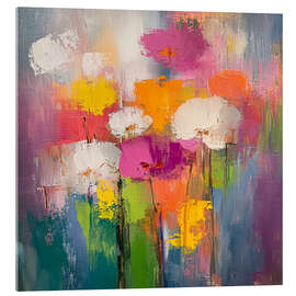 Acrylglasbild Färbe mich mit Blumen - DejaReve