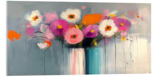 Acrylglasbild Blütensymphonie