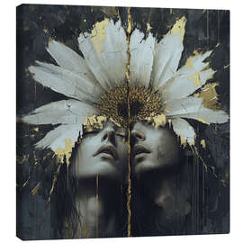 Canvas print Petals of Love - DejaReve
