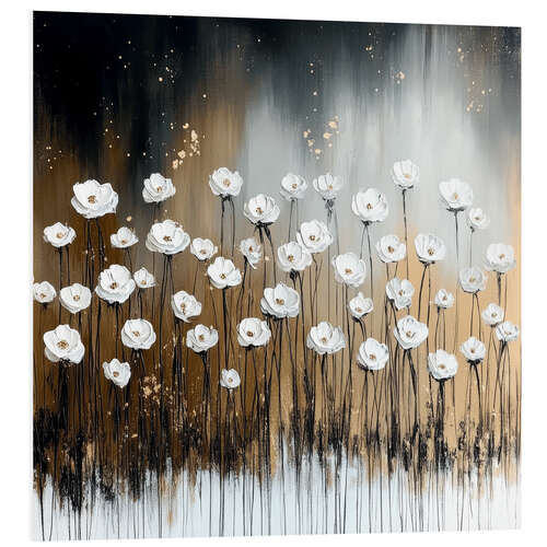 Foam board print White dancers