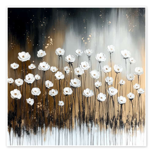 Poster White dancers