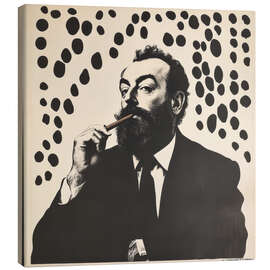 Leinwandbild Smoke and Solitude - The Artist - DejaReve