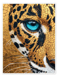 Poster Goldener Jaguar