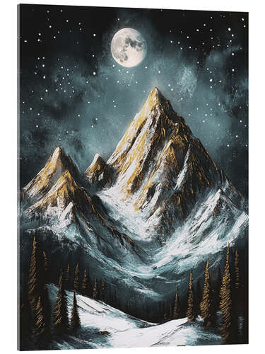 Acrylglasbild Der stille Aufstieg