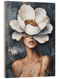 Quadro de madeira Eternal Blossom - DejaReve